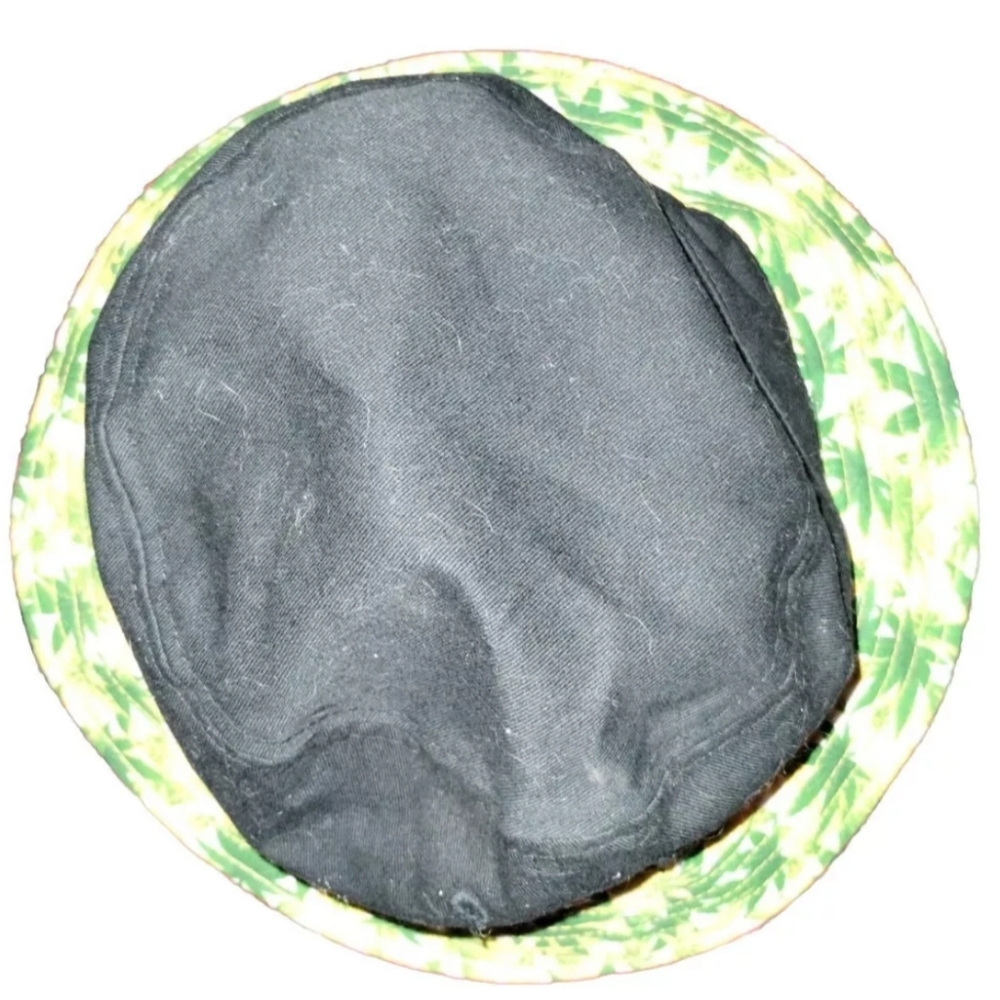 Top Level Cannabis Weed Marijuana Leaf Bucket Hat Black Small 100% Cotton